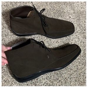 tod's leather chukka boots